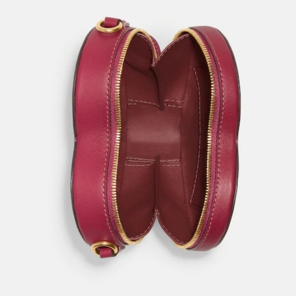 COACH RED HEART CROSSBODY 14 MINI PURSE❗️WITH VIDEO❗️BESTSELLER❗️❤️ - Picture 5 of 9